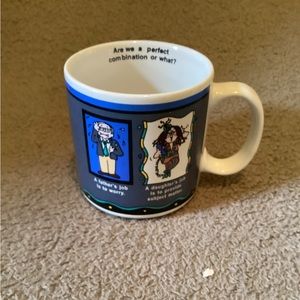 Cathy & Father Ceramic Mug 10”